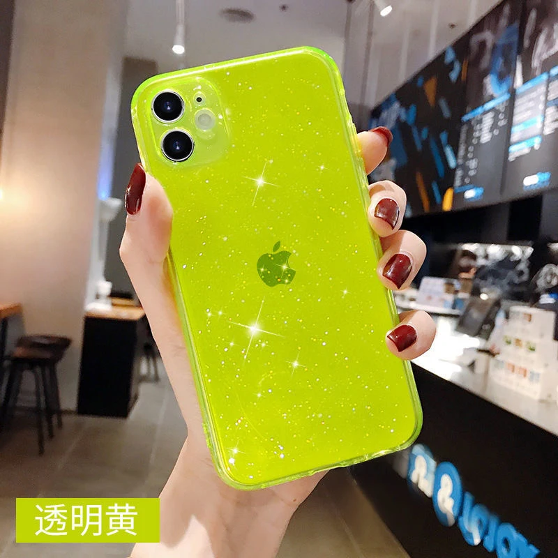Флуоресцентный Мягкий силиконовый чехол для Huawei Nova 5 T 6 7 SE Pro 3 4 Honor 20 30 30s Y9S |