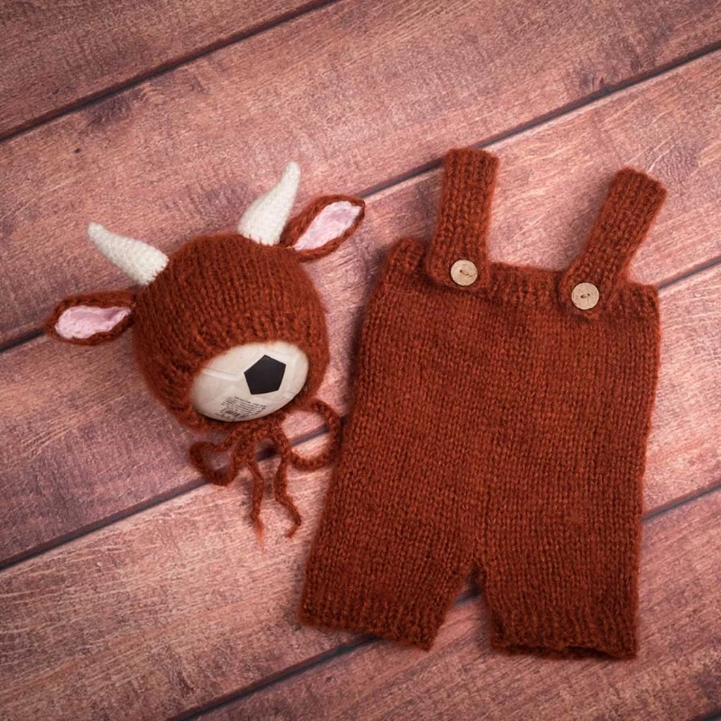 3x Newborn Baby Girl Boy Outfit Photography Props Knitted Coffee Cow for Doll Hat Set Fashion Workshop Shoots for
3x Newborn Baby Girl Boy Outfit Photography Props Knitted Coffee Cow for Doll Hat Set Fashion Workshop Shoots for