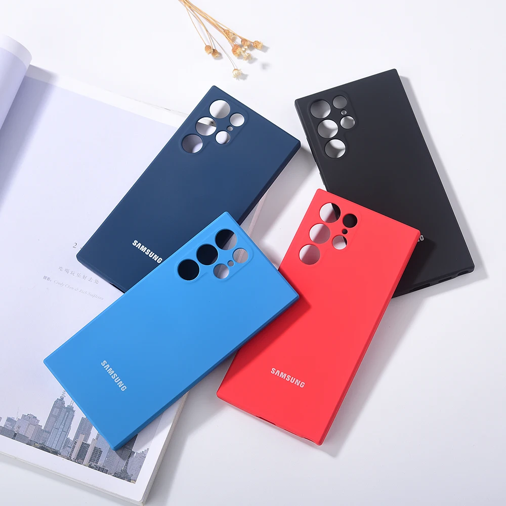Оригинальный чехол для Samsung S22 Ultra/Plus, силиконовый мягкий чехол из жидкого силикона, однотонный Стильный чехол для Galaxy S22 + S 22 с логотипом
Оригинальный чехол для Samsung S22 Ultra/Plus, силиконовый мягкий чехол из жидкого силикона, однотонный Стильный чехол для Galaxy S22 + S 22 с логотипом