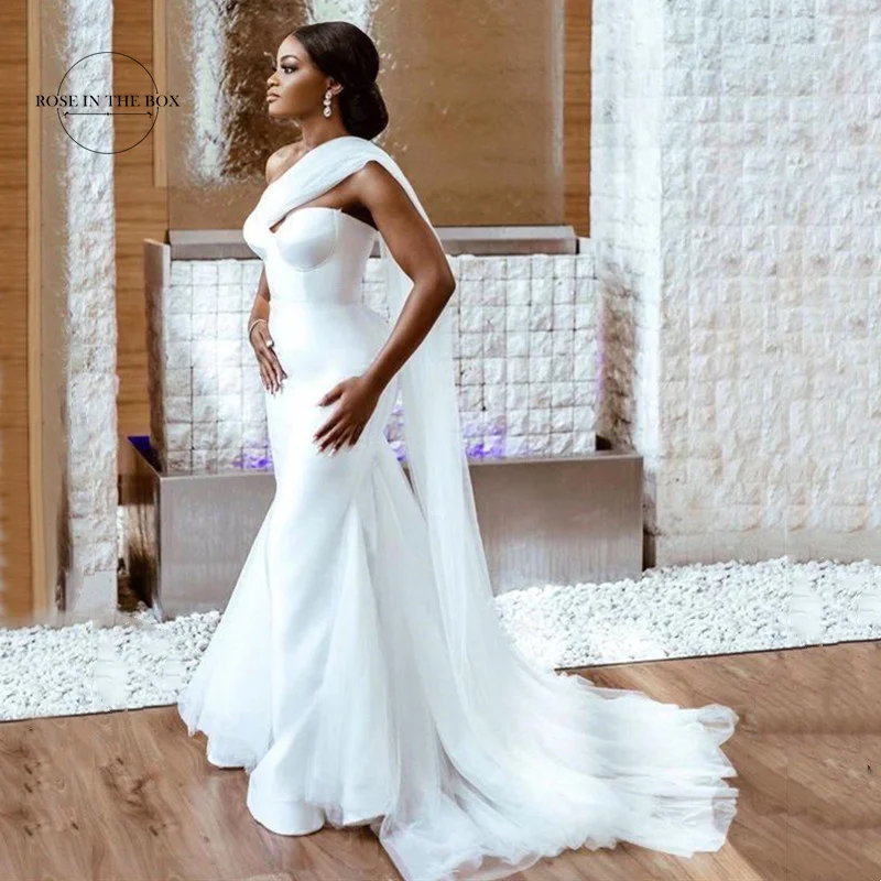 Fashion Simple Mermaid Wedding Dresses 2022 Sexy Sweethart Neck Satin Wedding Bridal Gowns with Tulle Train Vestido de Noiva
Fashion Simple Mermaid Wedding Dresses 2022 Sexy Sweethart Neck Satin Wedding Bridal Gowns with Tulle Train Vestido de Noiva
