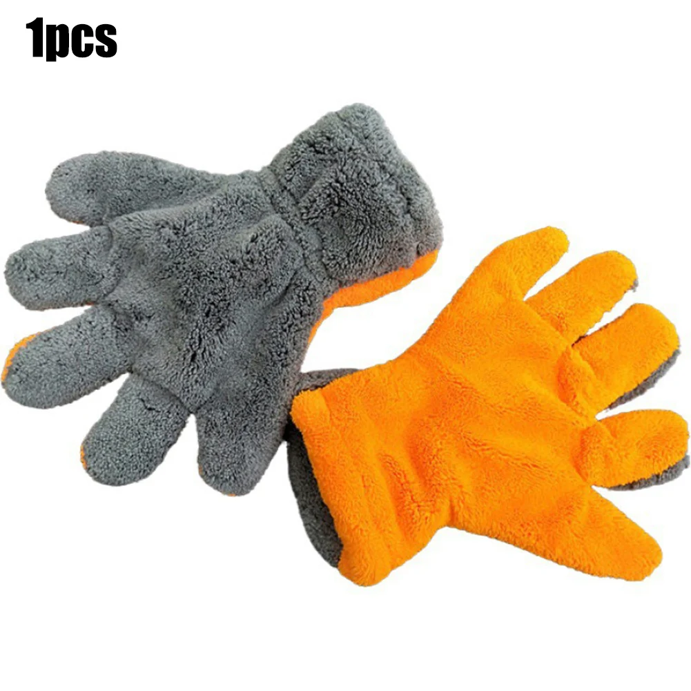 1Pc Microfiber Car Wash Gloves Cleaning Tool Multi-function Cleaning Double-sided Coral Fleece Five-finger Gloves 12*30CM
1Pc Microfiber Car Wash Gloves Cleaning Tool Multi-function Cleaning Double-sided Coral Fleece Five-finger Gloves 12*30CM