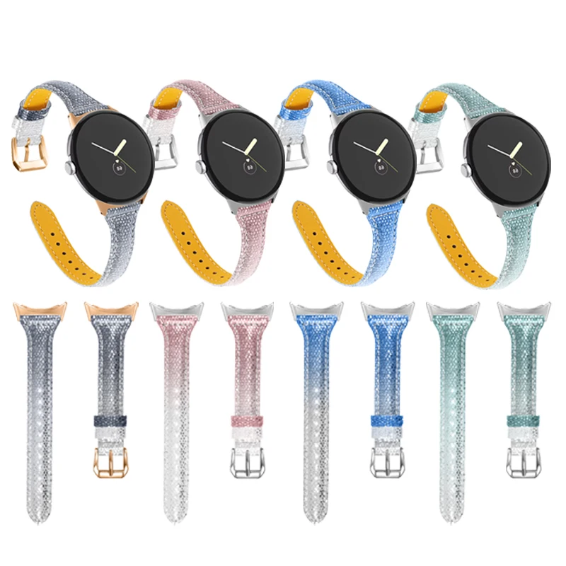 Gradient leather Strap for Google Pixel Watch Band T-Shape Women Ladies bracelet bands accessories for pixel watch Straps
Gradient leather Strap for Google Pixel Watch Band T-Shape Women Ladies bracelet bands accessories for pixel watch Straps