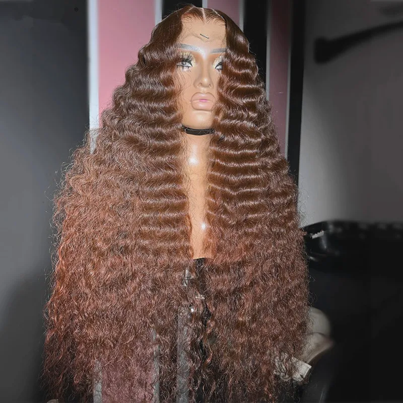 Preplucked 26 Inches Long 180%Density Glueless Brown Kinky Curly Lace Front Wig With BabyHair Heat Temperature Daily Cosplay 
Preplucked 26 Inches Long 180%Density Glueless Brown Kinky Curly Lace Front Wig With BabyHair Heat Temperature Daily Cosplay