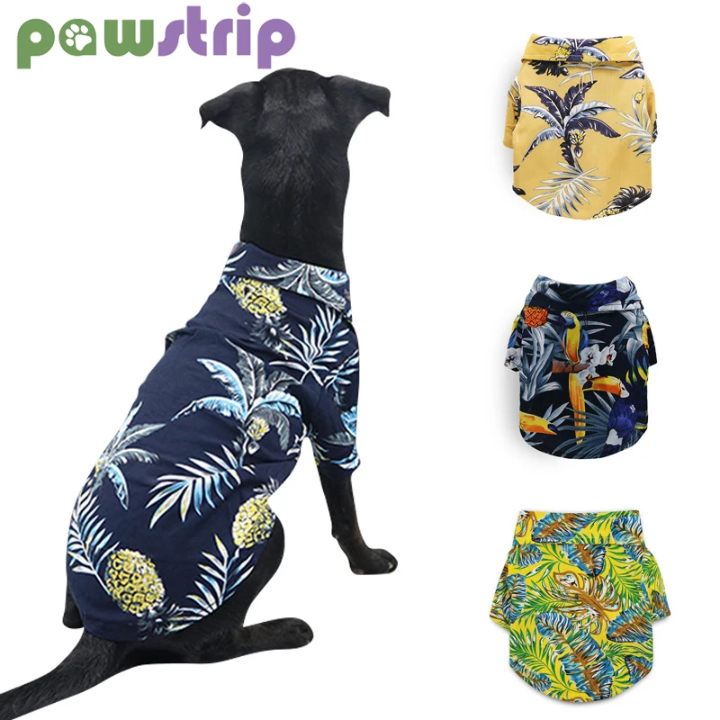 Summer Dog Beach Shirt Hawaiian Style Pet Clothes for Small Medium Dogs Coconut Tree Print T-shirt Chihuahua Bichon Pug Costumes
Summer Dog Beach Shirt Hawaiian Style Pet Clothes for Small Medium Dogs Coconut Tree Print T-shirt Chihuahua Bichon Pug Costumes
