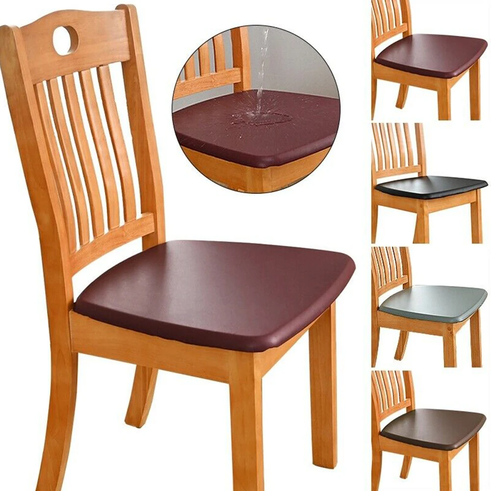 PU Leather Chair Seat Covers Slipcovers Dining Room Square Chair Cushion Protector Removable Seat Cushion Cover Dirt Resistant
PU Leather Chair Seat Covers Slipcovers Dining Room Square Chair Cushion Protector Removable Seat Cushion Cover Dirt Resistant