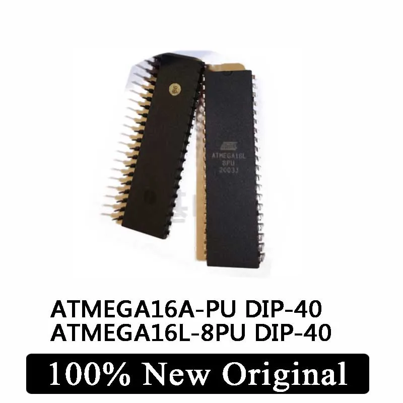 2Pcs ATMEGA16A-PU ATMEGA16L-8PU ATMEGA32-16PU ATMEGA32A-PU ATMEGA32L-8PU ATMEGA162-16PU ATMEGA162V-8PU DIP 40 IC Chip In Stock
2Pcs ATMEGA16A-PU ATMEGA16L-8PU ATMEGA32-16PU ATMEGA32A-PU ATMEGA32L-8PU ATMEGA162-16PU ATMEGA162V-8PU DIP 40 IC Chip In Stock
