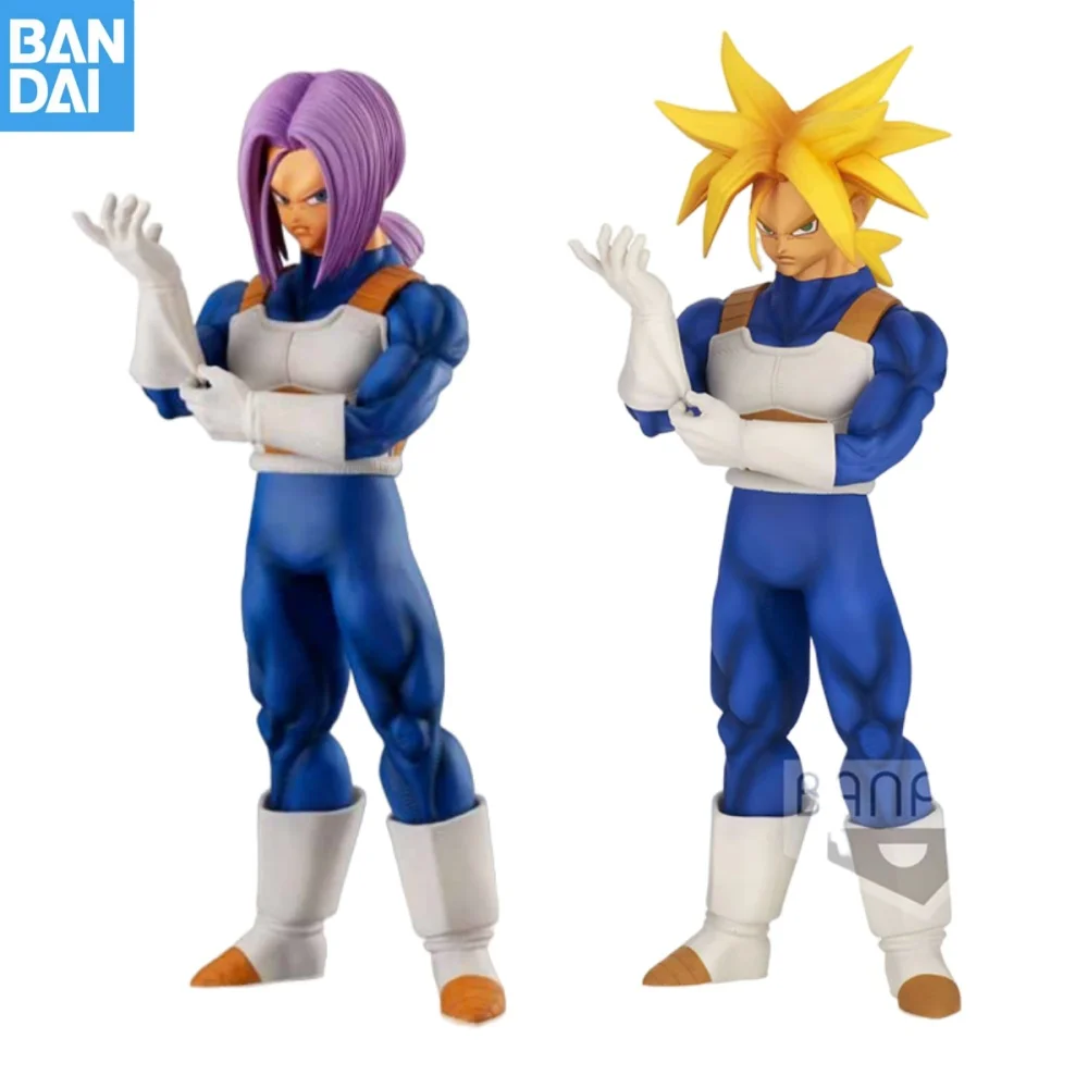 

Bandai Original Anime Dragon Ball Genuine Banpresto Z Solid Edge Works 23cm Trunks DBZ Figurine Action Figure Model for Toy Gift