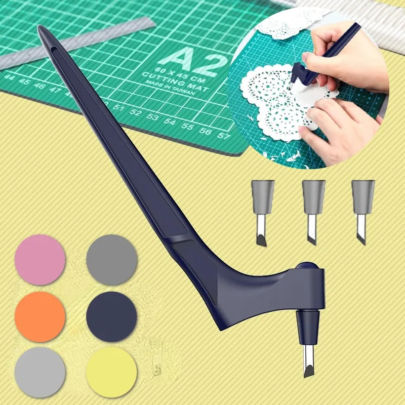DIY Art Craft Cutting Tools 360 Rotating Blade Paper Cutter 3 Replace Knife Wear Resisting Cutting Tool Window Grilles Making
DIY Art Craft Cutting Tools 360 Rotating Blade Paper Cutter 3 Replace Knife Wear Resisting Cutting Tool Window Grilles Making