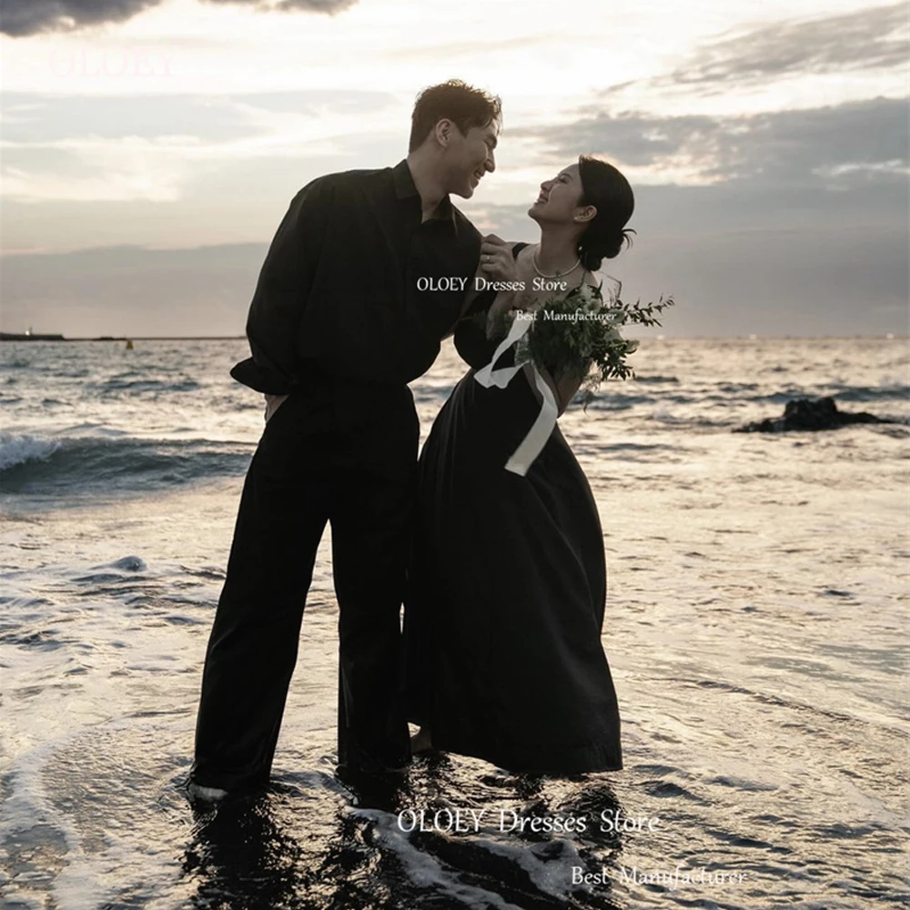 Простые черные трапециевидные мягкие атласные корейские вечерние платья OLOEY для свадебной фотосессии с широкими лямками пляжные платья для выпускного вечера
Простые черные трапециевидные мягкие атласные корейские вечерние платья OLOEY для свадебной фотосессии с широкими лямками пляжные платья для выпускного вечера