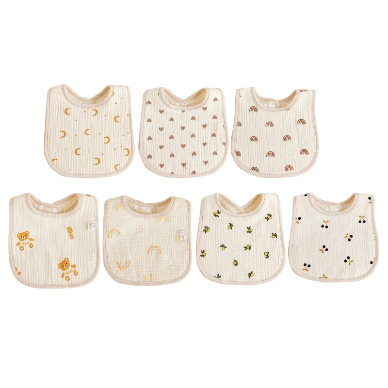 6-Layer Baby Bibs for Eating Newborn Drooling Bib Saliva Towel Absorbent Burp Cloth Infant U-shaped Bandana Burp Cloth 0
6-Layer Baby Bibs for Eating Newborn Drooling Bib Saliva Towel Absorbent Burp Cloth Infant U-shaped Bandana Burp Cloth 0