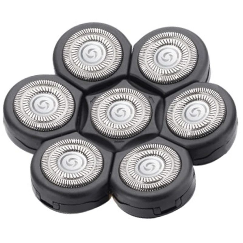 Replacement Shaver Head Electric Shaver 7D Independently 7 Cutter Floating Head Waterproof Stainless Steel Razor Blade
Replacement Shaver Head Electric Shaver 7D Independently 7 Cutter Floating Head Waterproof Stainless Steel Razor Blade