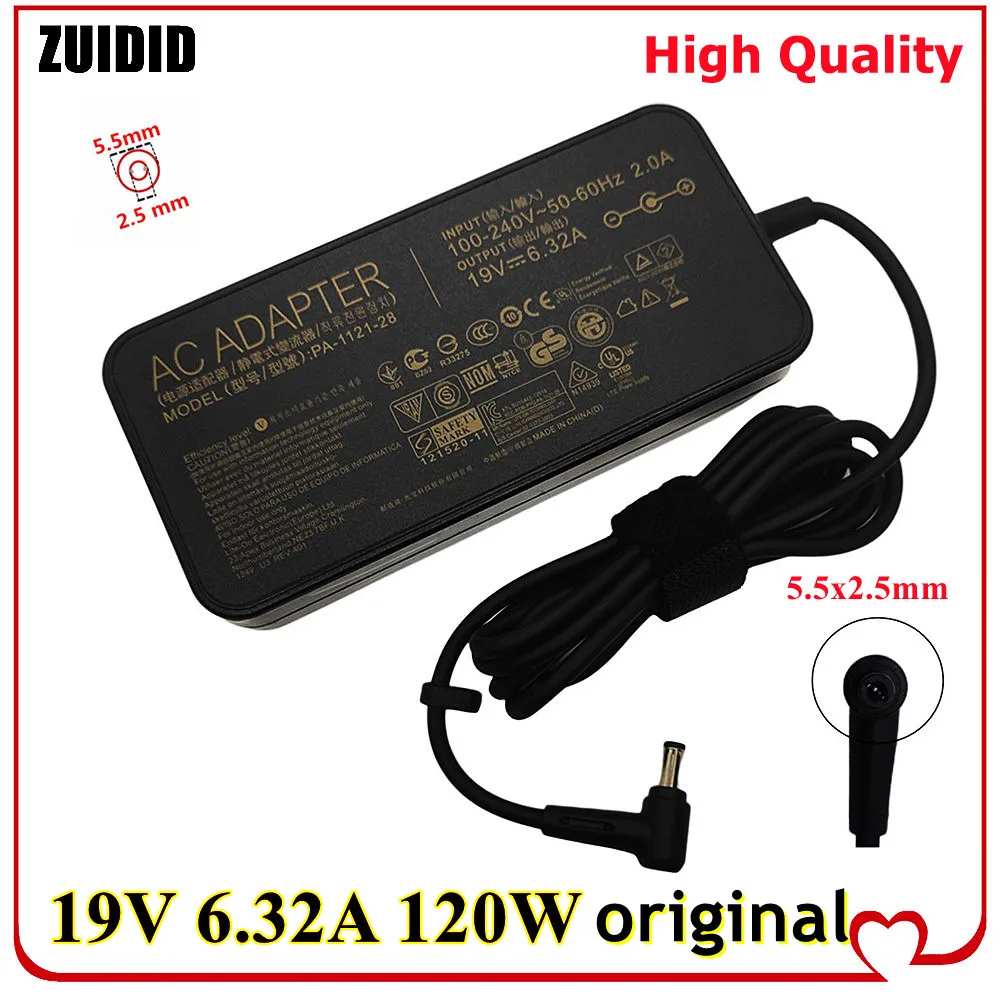 19V 6.32A 5.5*2.5mm 120W Laptop Charger Power Adapter AC Adapter for Asus PA-1121-28 ADP-120RH B N750 N53S FX50J N500 G50 FZ53V
19V 6.32A 5.5*2.5mm 120W Laptop Charger Power Adapter AC Adapter for Asus PA-1121-28 ADP-120RH B N750 N53S FX50J N500 G50 FZ53V
