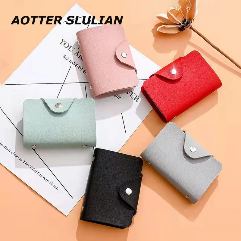 Vintage PU Leather Function Card Holder Solid Color Business ID Credit Organizer Slim Pouch For Women Men Passport Pocket Wallet
Vintage PU Leather Function Card Holder Solid Color Business ID Credit Organizer Slim Pouch For Women Men Passport Pocket Wallet