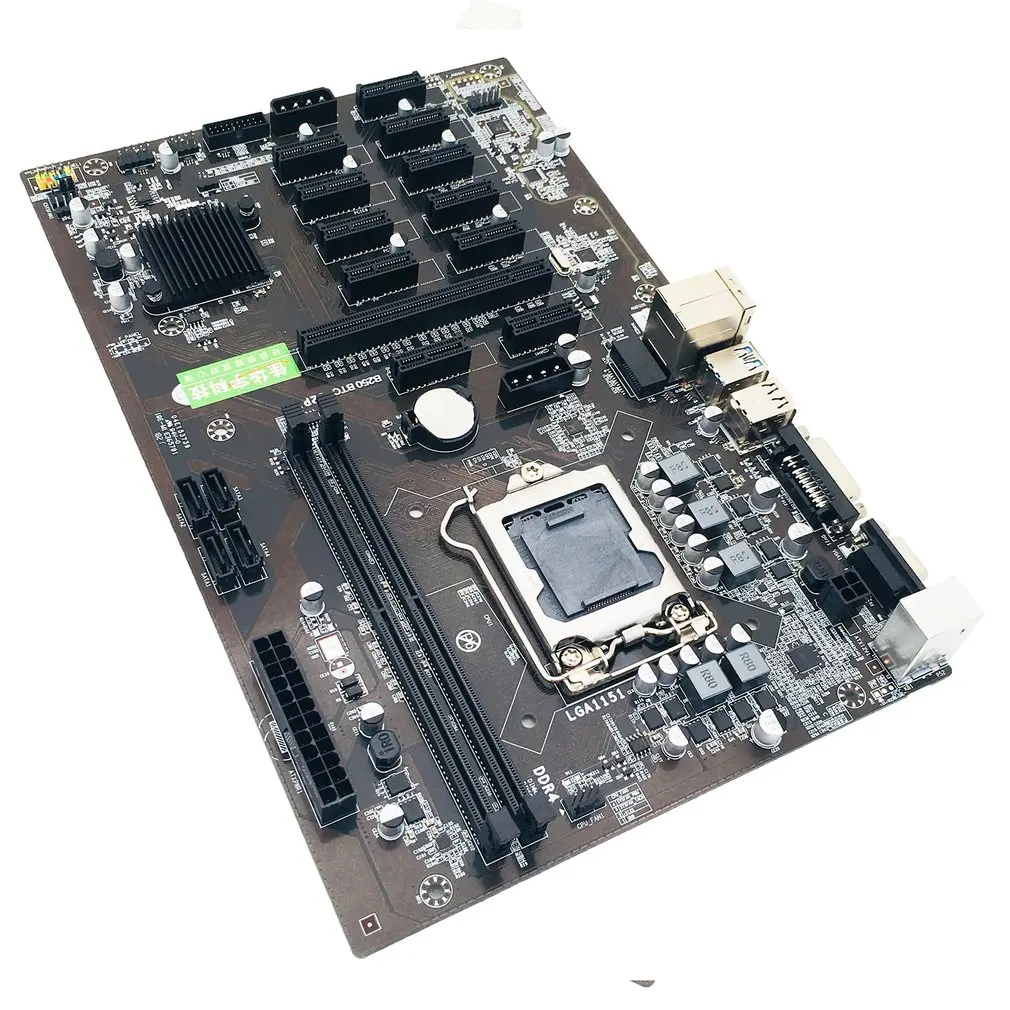 2022 New B250-BTC Motherboard 12 GPU Bitcoin Crypto Etherum Mining B250P PRO DDR4 LGA1151 Mainboard SATA3.0 VGA Msata Interface 
2022 New B250-BTC Motherboard 12 GPU Bitcoin Crypto Etherum Mining B250P PRO DDR4 LGA1151 Mainboard SATA3.0 VGA Msata Interface