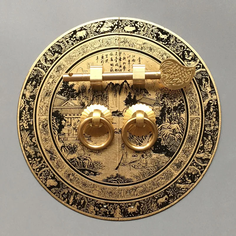 Retro Chinese Cabinet Handles Antique Brass Handle Round Bookcase Door Knobs Wardrobe Handle Furniture Door Knob Hardware
Retro Chinese Cabinet Handles Antique Brass Handle Round Bookcase Door Knobs Wardrobe Handle Furniture Door Knob Hardware