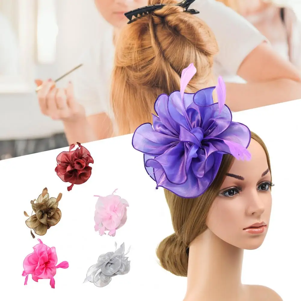 Dress Up Unique Cocktail Party Fascinator Headwear Exquisite Fascinator Hat Glossy Net Yarn for Wedding
Dress Up Unique Cocktail Party Fascinator Headwear Exquisite Fascinator Hat Glossy Net Yarn for Wedding