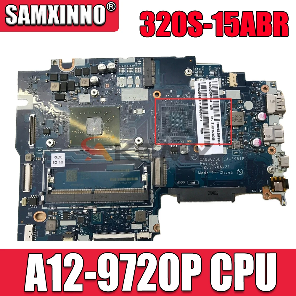 Материнская плата для ноутбука Lenovo 320S-15ABR 320-15 с центральным процессором
Материнская плата для ноутбука Lenovo 320S-15ABR 320-15 с центральным процессором