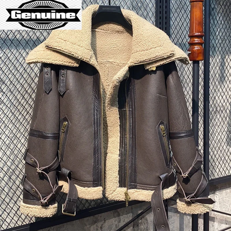 Fur Winter Real Jacket Women Coat Female Thick Outerwear Women's Genuine Leather Sheepskin Nature Fur Jacket Abrigos Mujer FCY
Fur Winter Real Jacket Women Coat Female Thick Outerwear Women's Genuine Leather Sheepskin Nature Fur Jacket Abrigos Mujer FCY