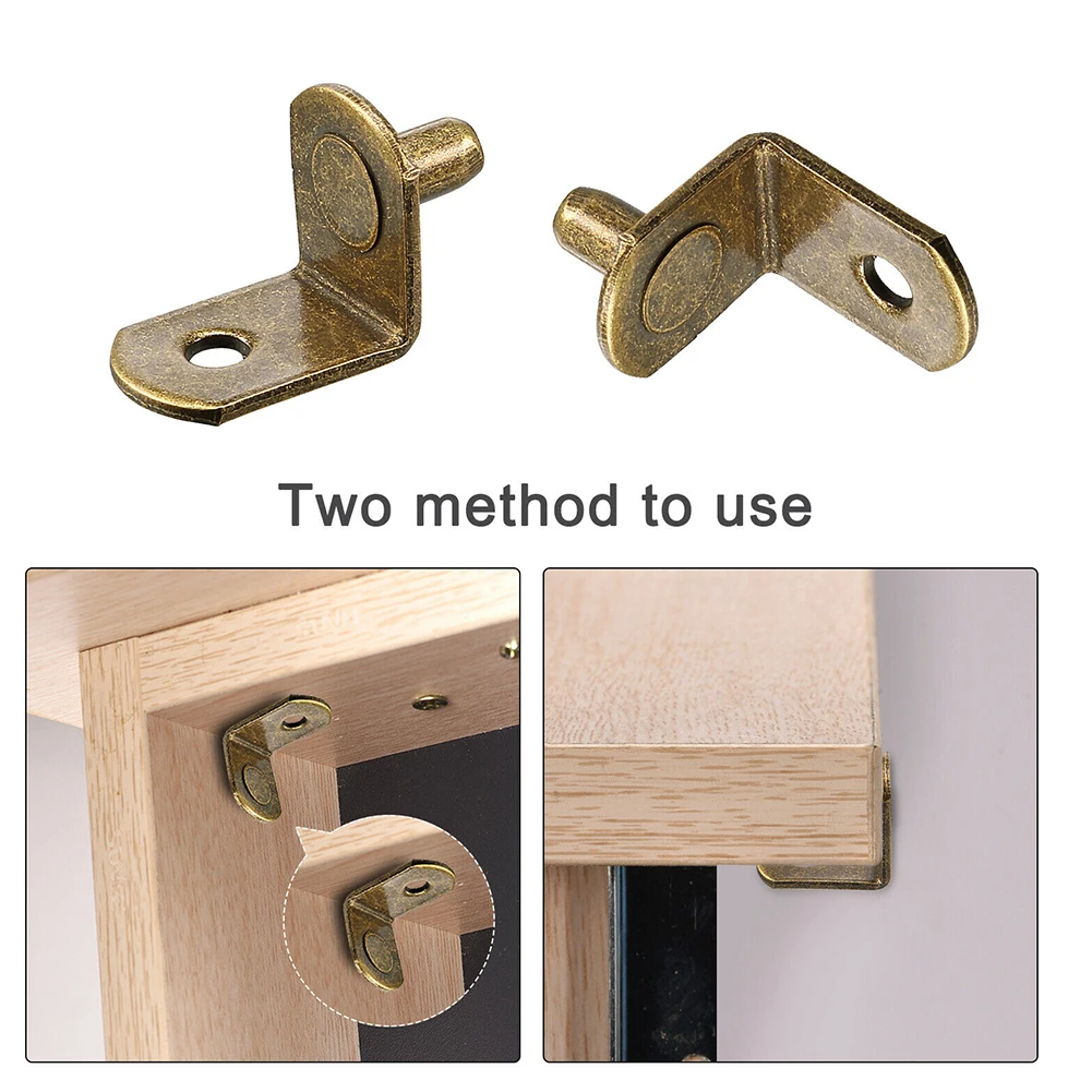 20Pcs Shelf Support Studs Pegs Pins Plugs 6mm L-Shaped Cabinet Bracket Bronze Plate Support Flat Spoon Holder Nails
20Pcs Shelf Support Studs Pegs Pins Plugs 6mm L-Shaped Cabinet Bracket Bronze Plate Support Flat Spoon Holder Nails
