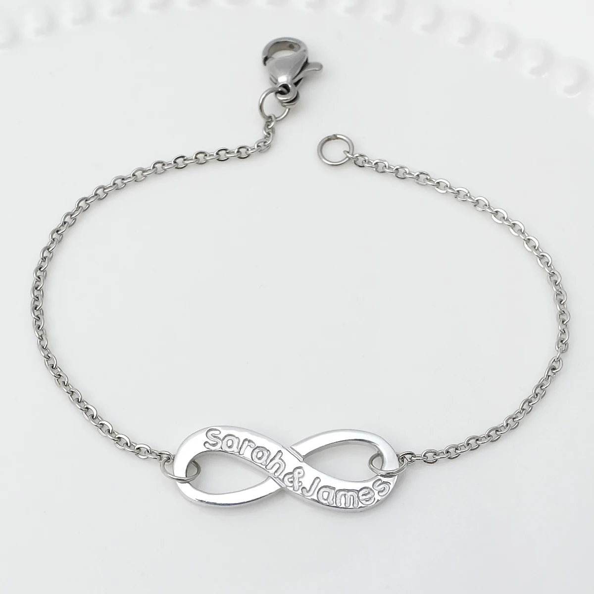 Custom Name Infinity Bracelet Personalized Name Bracelets Infinity Pendant Jewelry Nameplate Bracelet for Girls Birthday Gift
Custom Name Infinity Bracelet Personalized Name Bracelets Infinity Pendant Jewelry Nameplate Bracelet for Girls Birthday Gift