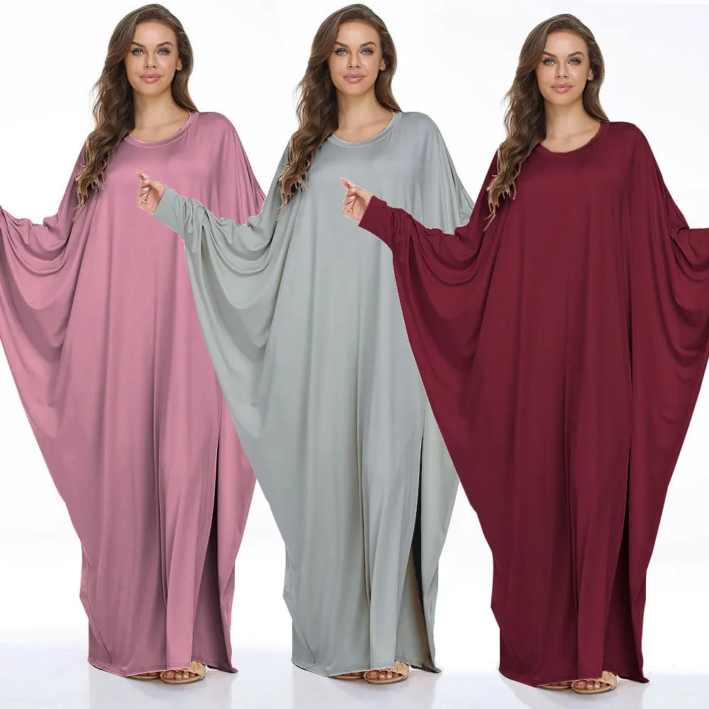 Muslim Hijab Dress Prayer Clothes Jilbab Plain Batwing Abaya Dubai Islam Turkey Abayas for Women African Dresses Saudi Kaftan
Muslim Hijab Dress Prayer Clothes Jilbab Plain Batwing Abaya Dubai Islam Turkey Abayas for Women African Dresses Saudi Kaftan