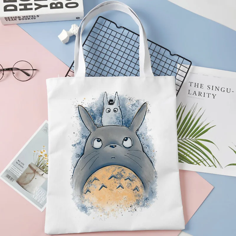 Canvas Tote Shoulder Bag Shopper Bags Messenger Beach Hand Bag 2022 New Totoro Casual kawaii vintage Cartoon cute Art Cloth bag
Canvas Tote Shoulder Bag Shopper Bags Messenger Beach Hand Bag 2022 New Totoro Casual kawaii vintage Cartoon cute Art Cloth bag
