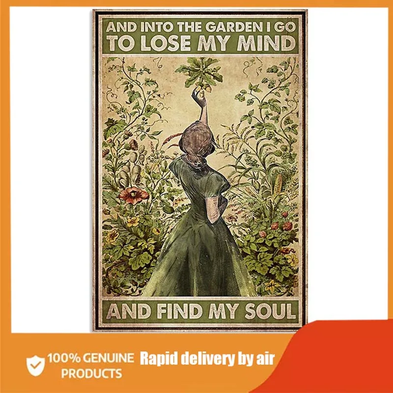Vintage Metal Tin Sign and Enter the Garden I Go to Lose My Mind and Find My Soul Vintage Metal Tin Sign Hippie Girl room decor
Vintage Metal Tin Sign and Enter the Garden I Go to Lose My Mind and Find My Soul Vintage Metal Tin Sign Hippie Girl room decor