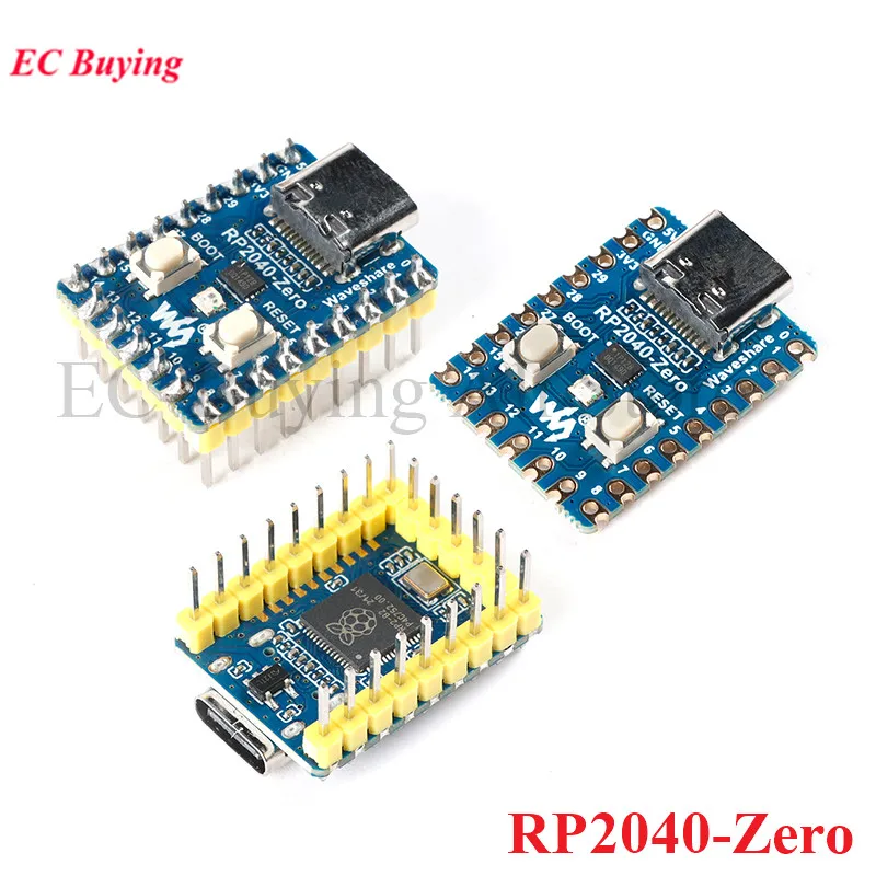 RP2040-Zero RP2040 для Raspberry Pi, микроконтроллер, модуль платы разработки PICO, двухъядерный Cortex M0 + процессор, 2 Мб флэш-памяти
RP2040-Zero RP2040 для Raspberry Pi, микроконтроллер, модуль платы разработки PICO, двухъядерный Cortex M0 + процессор, 2 Мб флэш-памяти