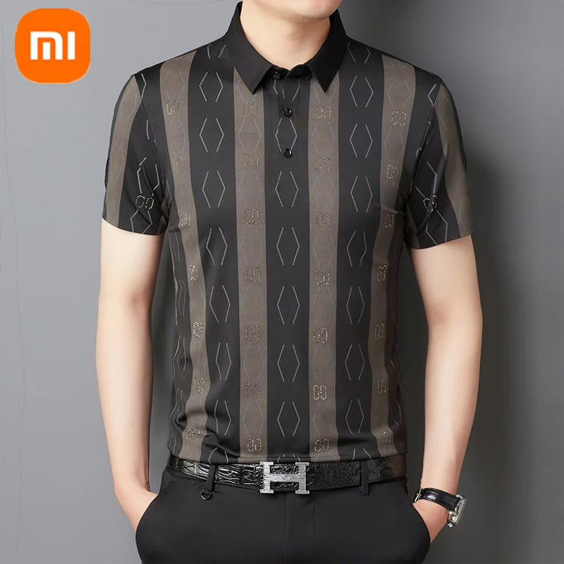 Xiaomi men's ice silk seamless polo shirt summer comfortable breathable sweat-absorbent letter printing short-sleeved t-shirt
Xiaomi men's ice silk seamless polo shirt summer comfortable breathable sweat-absorbent letter printing short-sleeved t-shirt
