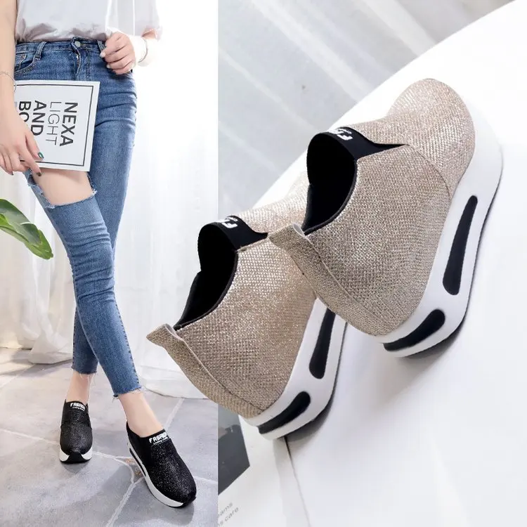 Internal increase Women Shoes Ladies Flat Thick Bottom Shoes Slip on Ankle Boots Breathable Casual Platform Sport Shoes 2022 New
Internal increase Women Shoes Ladies Flat Thick Bottom Shoes Slip on Ankle Boots Breathable Casual Platform Sport Shoes 2022 New
