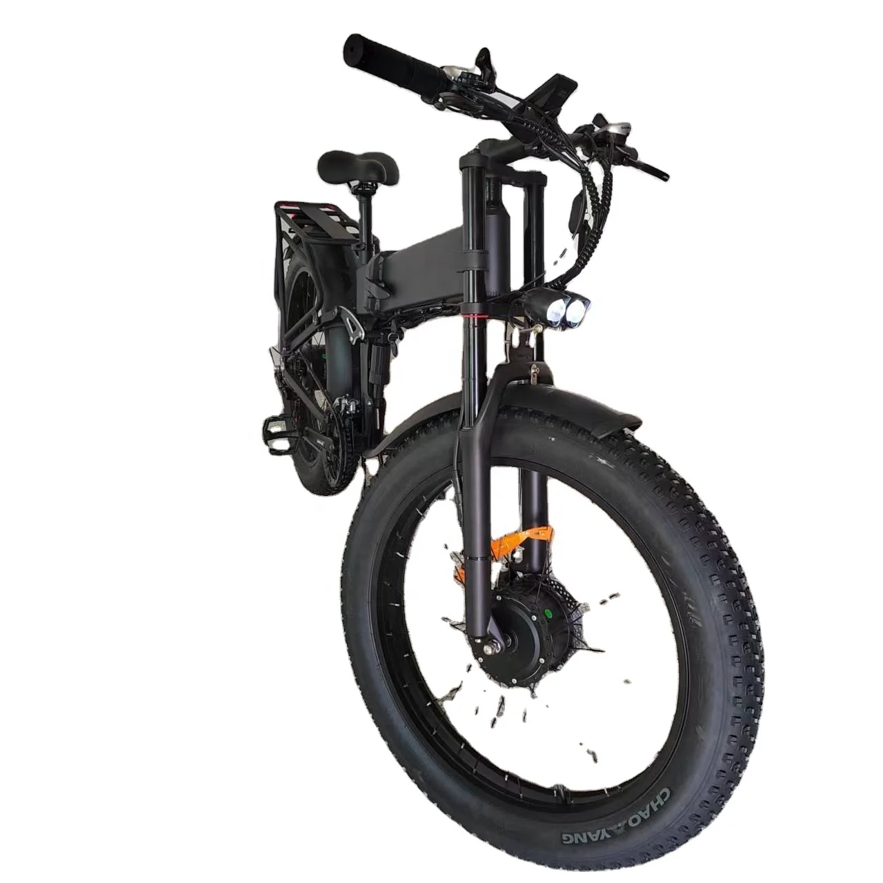 Electric folding fat bike 26" Dual Motor 1000W/1000W F/R 48v 21Ah Hydraulic Brake Full Suspension Fast Electric Fat Tire Bike
Electric folding fat bike 26" Dual Motor 1000W/1000W F/R 48v 21Ah Hydraulic Brake Full Suspension Fast Electric Fat Tire Bike