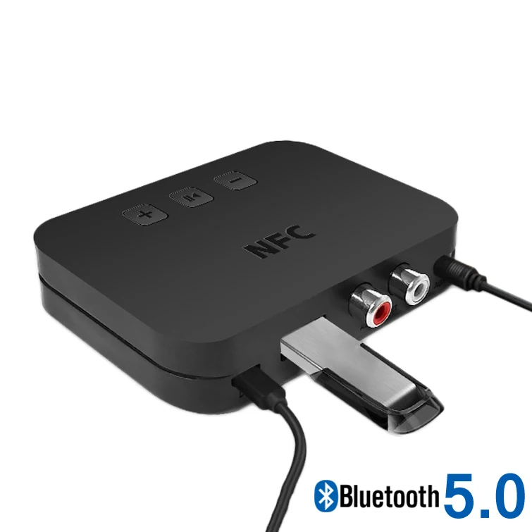 Gtwoilt Bluetooth 5.0 Wireless Receiver Audio Transmission Stereo Music Support U Disk NFX Connect With RCA 3.5 AUX Jack Adapter
Gtwoilt Bluetooth 5.0 Wireless Receiver Audio Transmission Stereo Music Support U Disk NFX Connect With RCA 3.5 AUX Jack Adapter