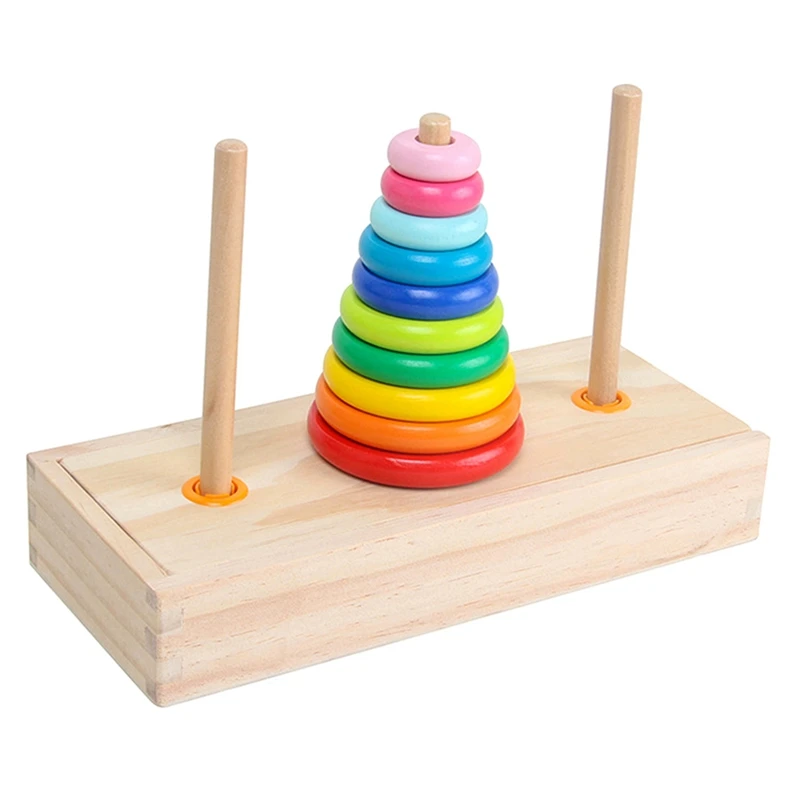 Hanoi Tower Kids Toys Wooden Early Learning Classic Mathematical Toy For Children
Hanoi Tower Kids Toys Wooden Early Learning Classic Mathematical Toy For Children