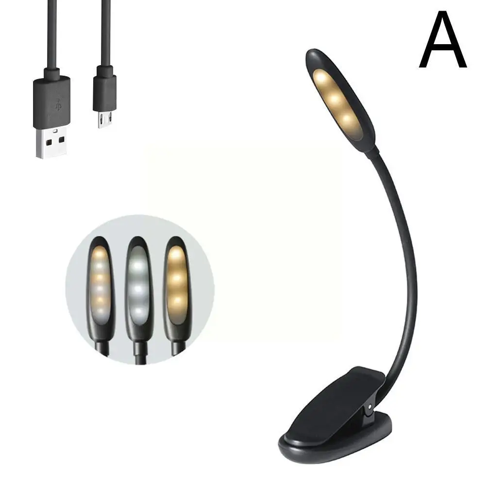 Portable 7 LED Book Light USB Rechargeable Reading 3-Level Flexible Clip Reading Daylight Cool Easy Warm Lamp Light White N L8D4
Portable 7 LED Book Light USB Rechargeable Reading 3-Level Flexible Clip Reading Daylight Cool Easy Warm Lamp Light White N L8D4