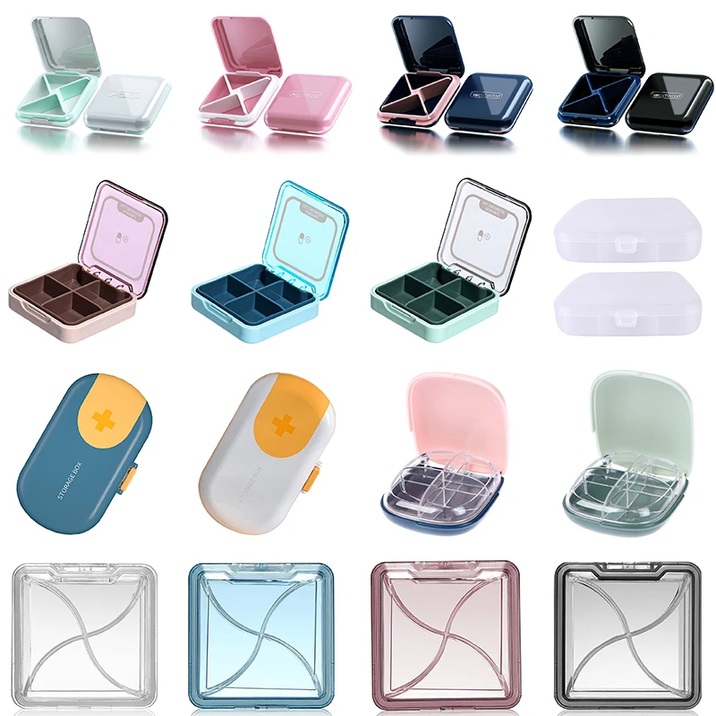 4 Grids Waterproof Pill Box Medicine Dispenser Storage Travel Pill Case Vitamins Container Plastic Box Capsule Tablets Organizer
4 Grids Waterproof Pill Box Medicine Dispenser Storage Travel Pill Case Vitamins Container Plastic Box Capsule Tablets Organizer