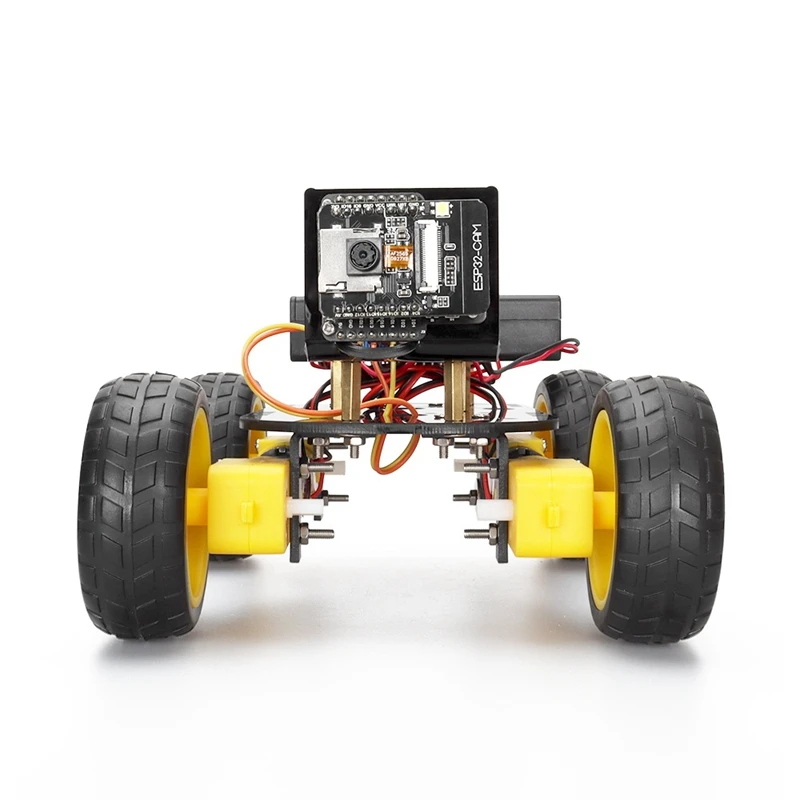 Умный автомобильный робот-Комплект «сделай сам» для Arduino 4WD Wifi ESP32 CAM Dolly Kit, легкая сборка с комплектом камеры
Умный автомобильный робот-Комплект «сделай сам» для Arduino 4WD Wifi ESP32 CAM Dolly Kit, легкая сборка с комплектом камеры