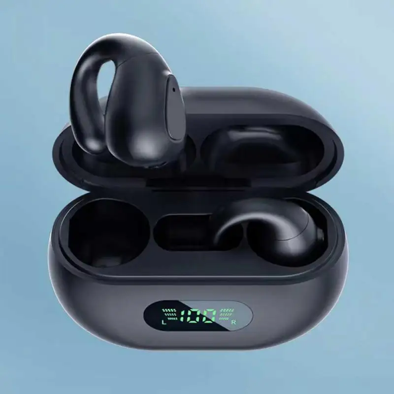 Bone Conduction Earphone Clip-on-ear Wireless Bluetooth Earphone New Noise Reduction Not In The Ear High Sound Quality Earphone
Bone Conduction Earphone Clip-on-ear Wireless Bluetooth Earphone New Noise Reduction Not In The Ear High Sound Quality Earphone