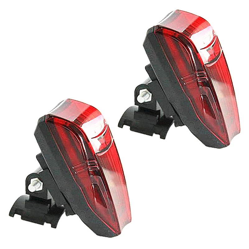 

2X Bike Bicycle Light LED Taillight Rear Tail AAA Battery Waterproof Safety Warning Light Cycling Portable Tail Lamp