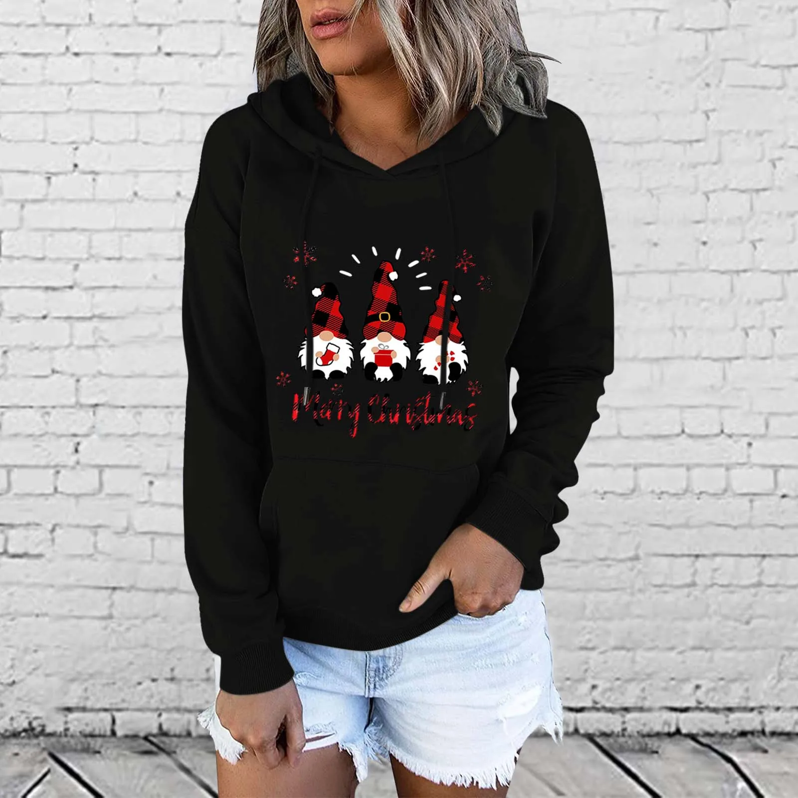 Women Winter Drawstring Long-Sleeved Sweater Pocket Christmas Hoodie Printed Warm Sweatshirt Blouse Top Womens T Shirts Wine
Women Winter Drawstring Long-Sleeved Sweater Pocket Christmas Hoodie Printed Warm Sweatshirt Blouse Top Womens T Shirts Wine