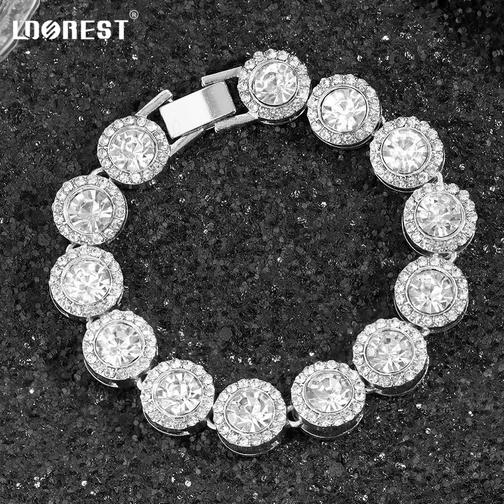 Men Women 13mm Miami Cuban Link Bracelet Iced Out Crystal Rhinestones Round Tennis Cuban Chain Bracelets Trendy Jewelry Gifts
Men Women 13mm Miami Cuban Link Bracelet Iced Out Crystal Rhinestones Round Tennis Cuban Chain Bracelets Trendy Jewelry Gifts