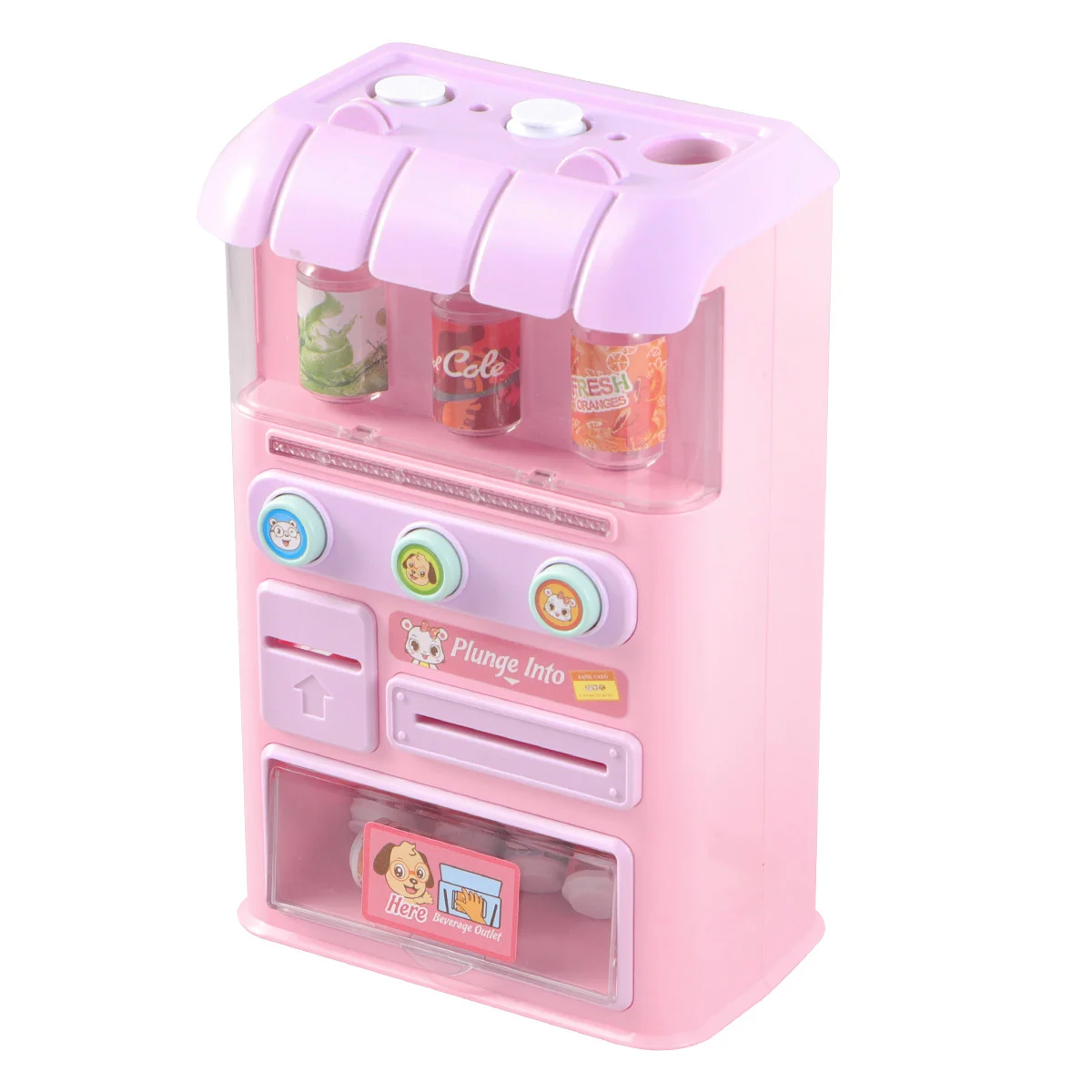 1 Set of Mini Vending Machine with Sound Effect Portable Creative Delicate Funny Beverage Vending Machine for Kids
1 Set of Mini Vending Machine with Sound Effect Portable Creative Delicate Funny Beverage Vending Machine for Kids