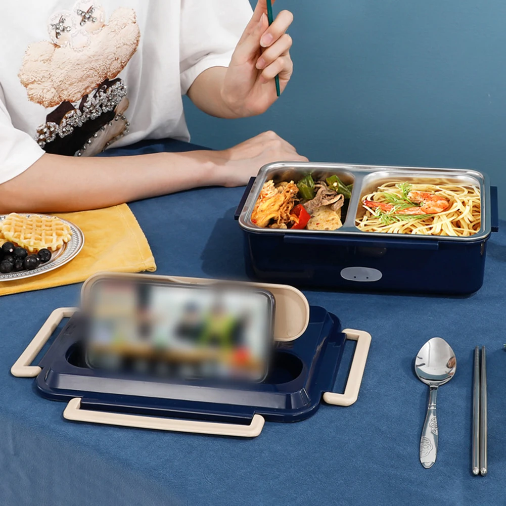 110V Electric Heating Lunch Box Portable For Car Office Food Warmer Container Fruit Food Box Microwave Lunch Box With Fork
110V Electric Heating Lunch Box Portable For Car Office Food Warmer Container Fruit Food Box Microwave Lunch Box With Fork