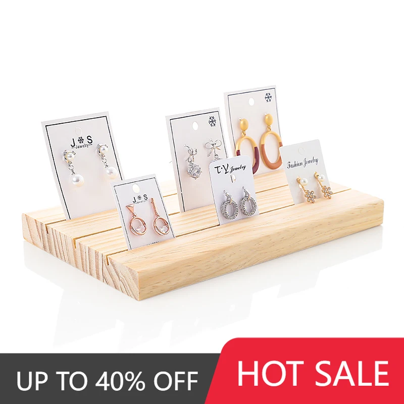Solid Wood Multi-Slot Jewelry Display Stand Creative Ornaments Accessories Storage Tray Pendant Earrings Card Pendant Display
Solid Wood Multi-Slot Jewelry Display Stand Creative Ornaments Accessories Storage Tray Pendant Earrings Card Pendant Display