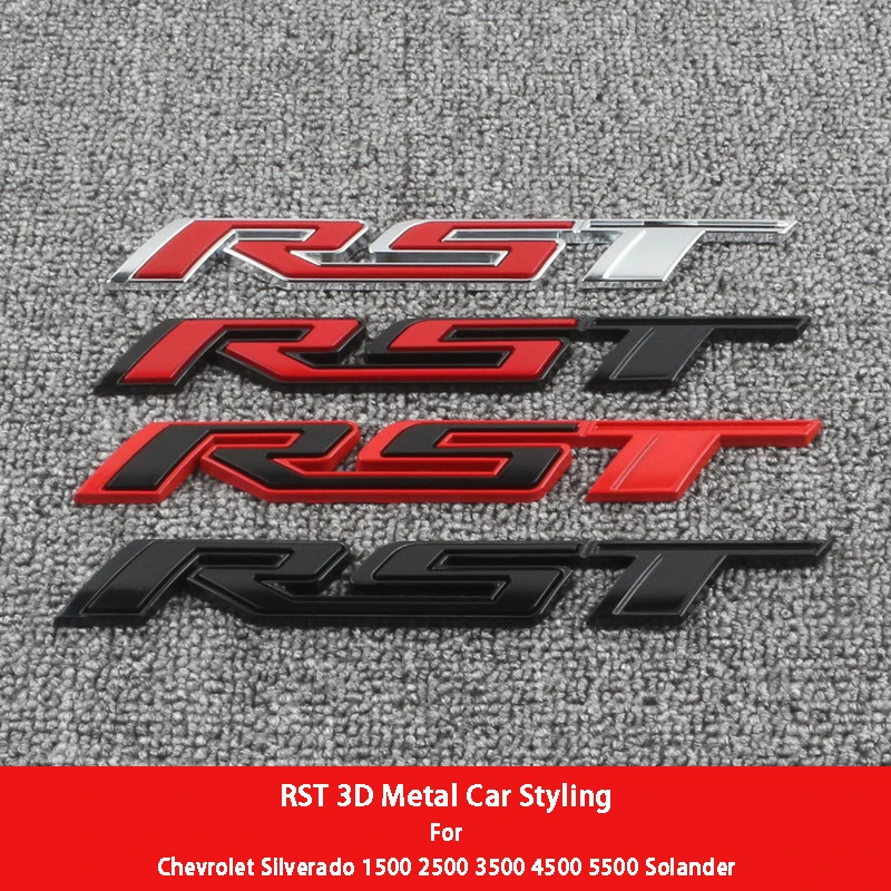 RST Metal Letters Emblem Car Styling Rear Trunk Fender Stickers Decal For Silvera Seat Leon Cupra 1500 2500 3500 4500 5500
RST Metal Letters Emblem Car Styling Rear Trunk Fender Stickers Decal For Silvera Seat Leon Cupra 1500 2500 3500 4500 5500