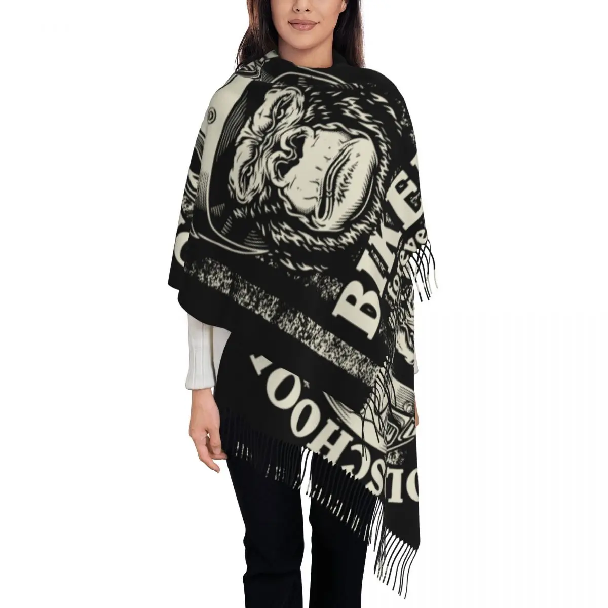 Tassel Scarf Old School Biker Forever I Motorcycle Bike Gorilla Large Warm Shawl Wrap Vintage Racing Daily Wear Cashmere Scarf
Tassel Scarf Old School Biker Forever I Motorcycle Bike Gorilla Large Warm Shawl Wrap Vintage Racing Daily Wear Cashmere Scarf