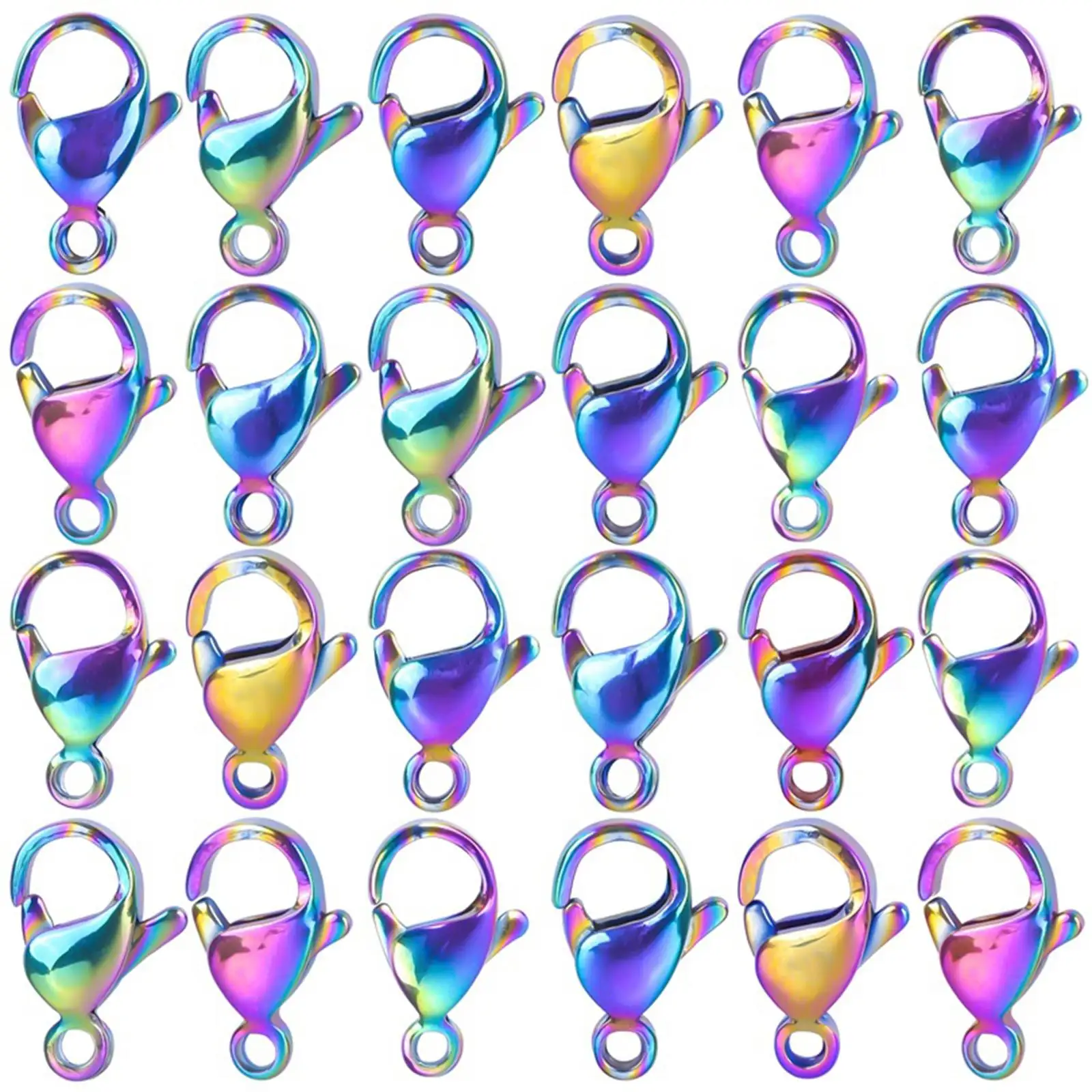 120x Lobster Claw Hook and Open Jump Rings Round Connectors Jewellery Making Jewelry Findings Kit for Earrings Pendants Necklace
120x Lobster Claw Hook and Open Jump Rings Round Connectors Jewellery Making Jewelry Findings Kit for Earrings Pendants Necklace