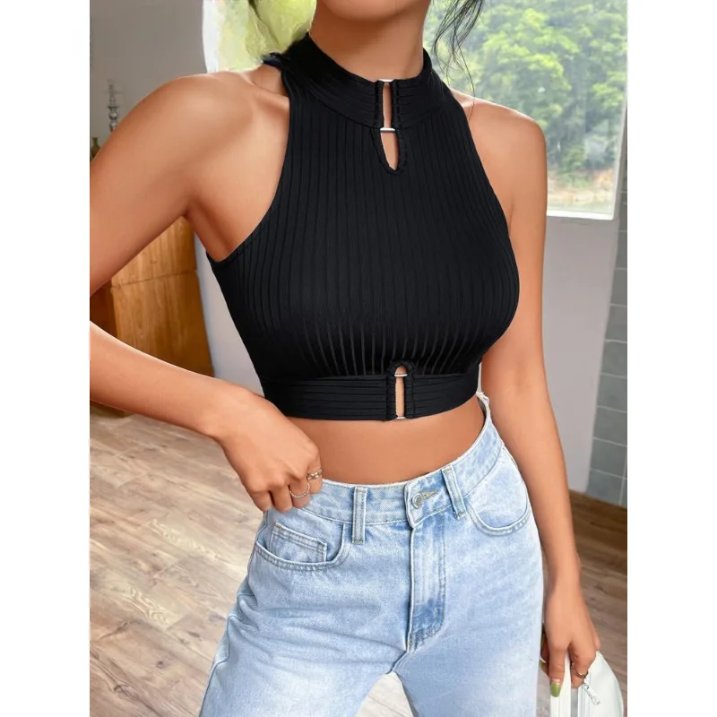 2023 New Tank Top Knit Halter Crop Tops Women Summer Camis Backless Camisole Casual Tube Female Sleeveless Fashion Cropped Vest
2023 New Tank Top Knit Halter Crop Tops Women Summer Camis Backless Camisole Casual Tube Female Sleeveless Fashion Cropped Vest