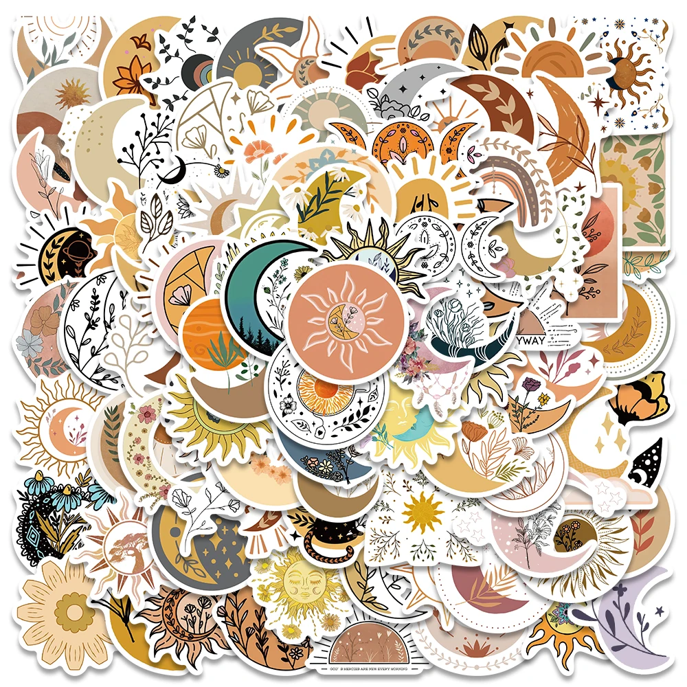 10/50/100Pcs Bohemian Style Stickers Sun Moon H DIY Decals For Phone Laptop Luggage Guitar Skateboard Stickers
10/50/100Pcs Bohemian Style Stickers Sun Moon H DIY Decals For Phone Laptop Luggage Guitar Skateboard Stickers