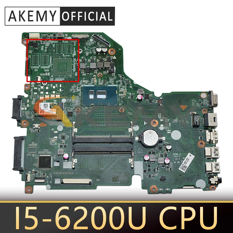 DA0ZRWMB6G0 E5-574 F5-572 V3-575G V3-575 системная плата для ноутбука Acer Aspire F5-572G E5-574G, системная плата с процессором I5-6200U
DA0ZRWMB6G0 E5-574 F5-572 V3-575G V3-575 системная плата для ноутбука Acer Aspire F5-572G E5-574G, системная плата с процессором I5-6200U