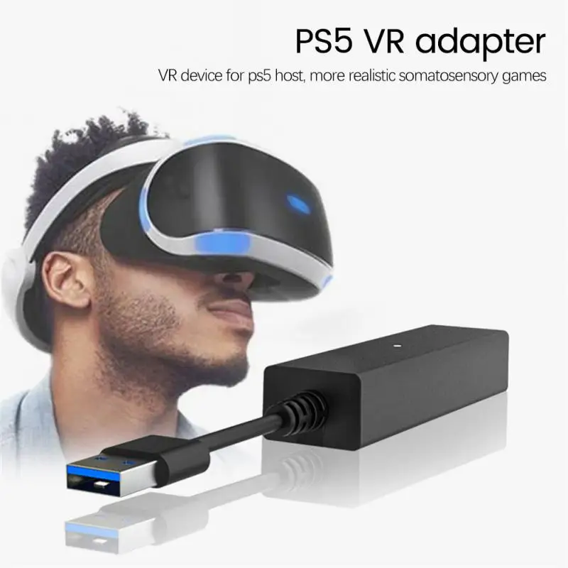 

USB 3,0 PS VR к PS5 переходник для кабеля, разъем VR, мини-адаптер для камеры для PS5, игровая консоль PS5, адаптер, аксессуары для игр